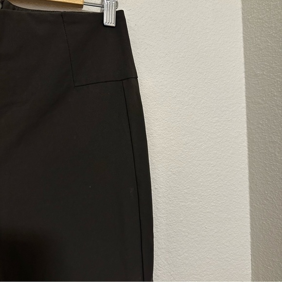 Athleta Wander Slim Straight Pants Ankle Length Front Slits Size 6 Women’s Green - Picture 4 of 12